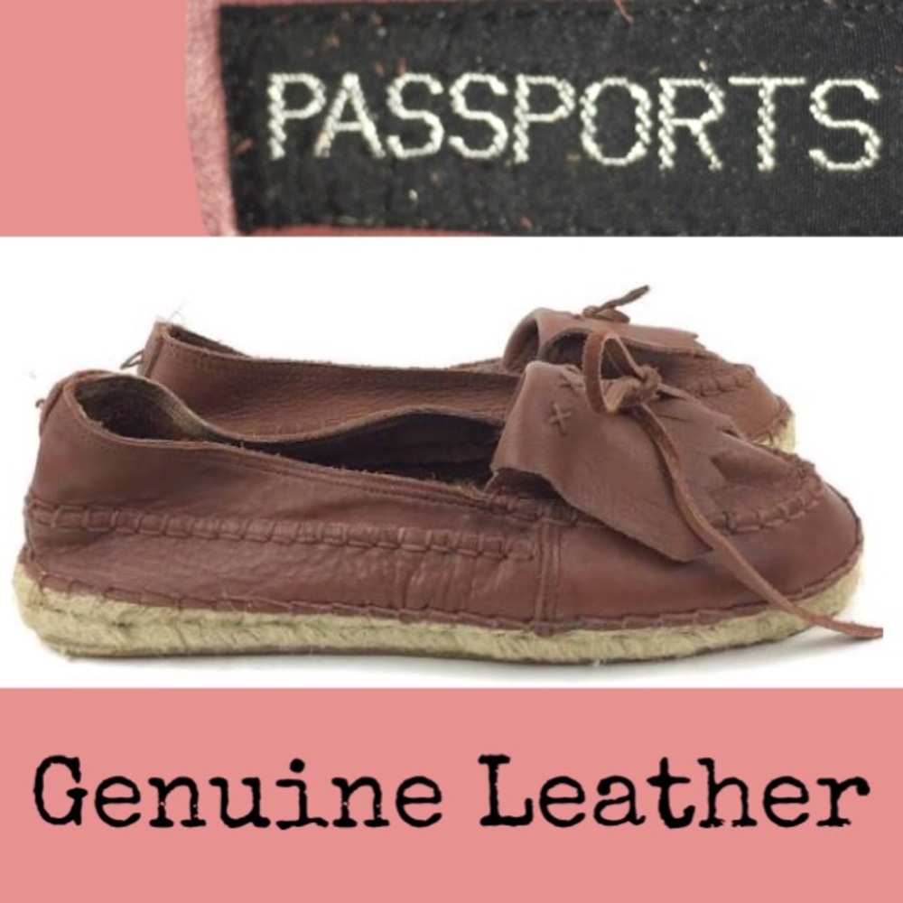 Sz7.5🆕Luxury Passports Kilted Espadrilles - Picture 2 of 7